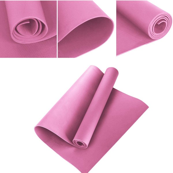 4MM Yogamatte EVA Sklifri Fitness Slim Yoga Hjemmetreningsmatter Treningsmatte for Pilates Treningsunderlag Treningsmatte