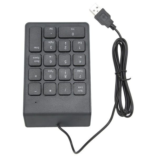 Numerisk tastatur USB Mini 18 taster Numerisk tastatur Velegnet til pc stationære notebook computere