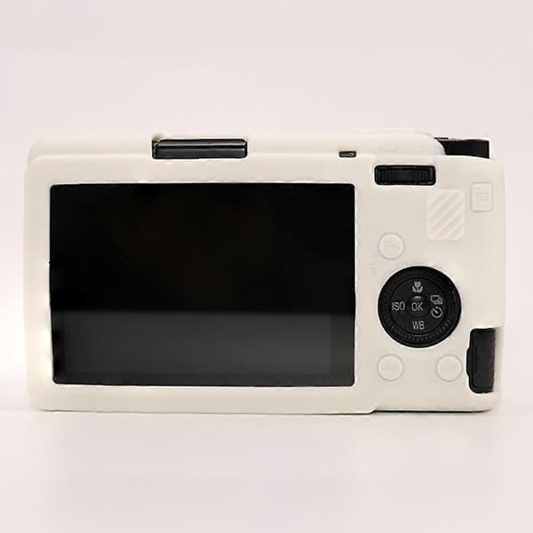 g0F Camera Protection for Ricoh GR IIIx GR III Anti-Scratch Silicone Z1v Protective Case - Misty White
