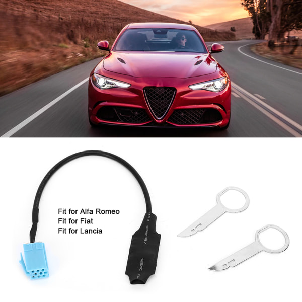 Bil Bluetooth Audio Adapter Radio Stereo Tillbehör Passar till Alfa Romeo Giulietta/Brera