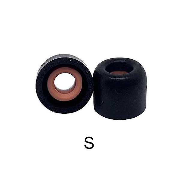 Memory Foam Ear Tips for WF-1000XM4 Earbuds S Black