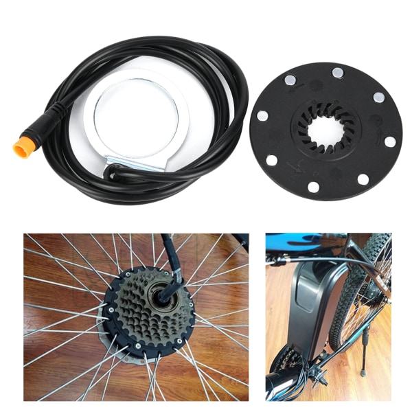 Udendørs E-cykel Reservedele Modificeret Elektrisk Kit med 8 Magnetiske Punkter Power Sensor Vandtæt Stik