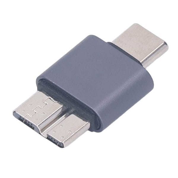 Micro B till USB C-adapter, höghastighets USB 3.0 Micro B till USB Typ C hane, konverteringskontakt för Galaxy S5 Note Pro 12.2