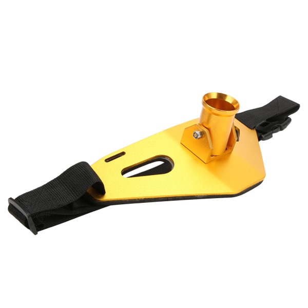 Aluminiumslegering Justerbart Fiskefightbælte Stand Up Gimbal Polstret Fiskestangholder (gylden)