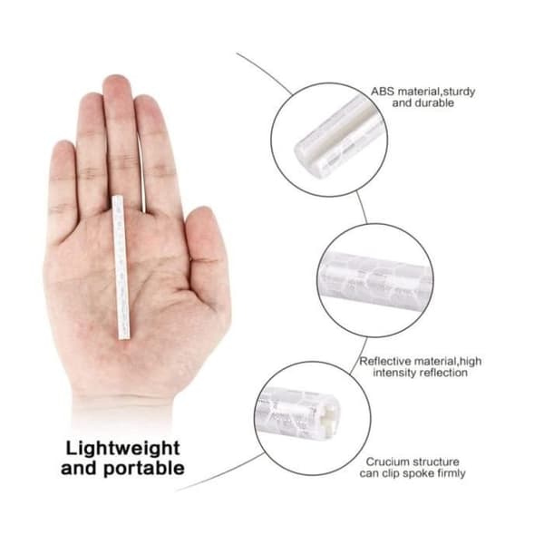 Ray reflekser - 3M - 72 stk. - 360° synlighed - Nem montering - Holdbart materiale