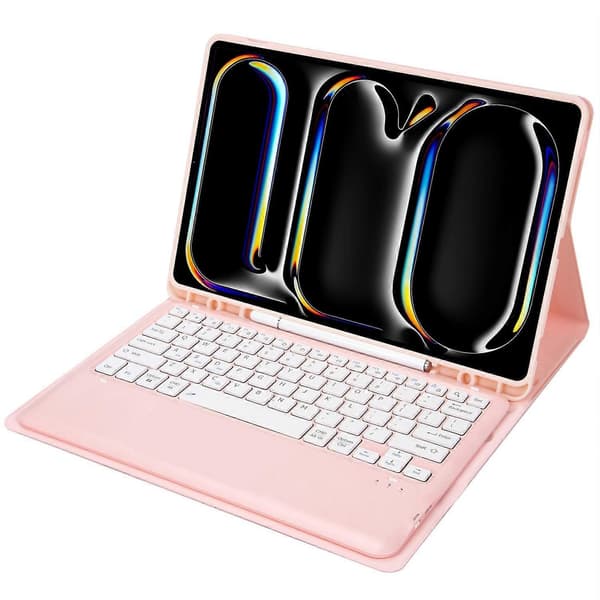 A14B Bluetooth Keyboard Case with Pen Holder for iPad Pro 13 (2024), Ultra-thin Tablet Case