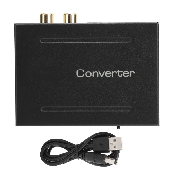 Audio Extractor Converter HighDefinition Multimedia Interface til AUDIO+ SPDIF+ R/L (svart)