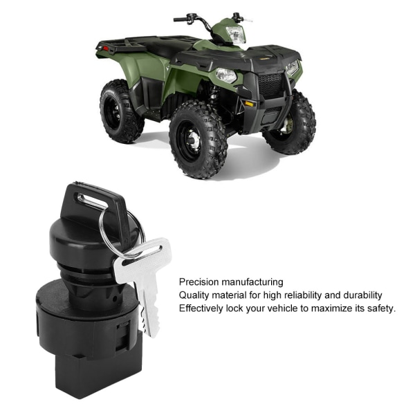 ABS Tändningsnyckelbrytare Passar Polaris Sportsman 400 500 550 600 700 800