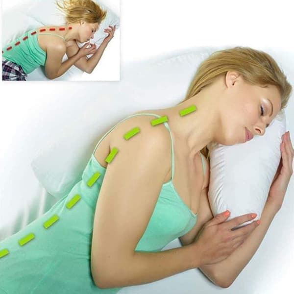 U-formad nackkudde sidokudde vuxen memory foam kudde med U-profilstöd hög kvalitet 60*40*10cm