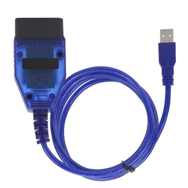 OBD2-diagnostikkabel - ASHATA - USB - Blå - Universell - Kompatibel med flera modeller