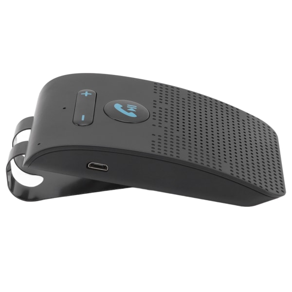 Bil Bluetooth-høyttalertelefon Trådløs solskjerm-mottakeradapter Håndfri MP3-høyttaler med klips bak