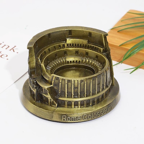 Metal Romersk Colosseum Model - Elegant Hjemmeindretning & Håndværk