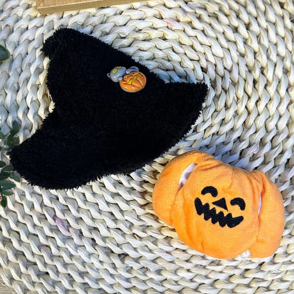 Söt dräkt för 17 cm (6,7\") overallstillbehör, (docka ingår ej) - Perfekt för samlare och kostym (Halloween Pumpa Set A) Style 9