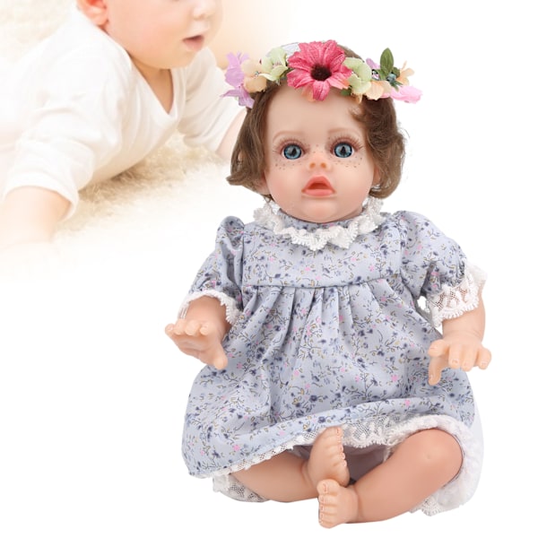 30CM Mini söt färdig Reborn Baby Doll Livsliknande barn Rollspel Dockor Flickor Present Leksak