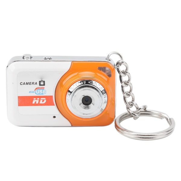 Hieno mini-DV-kamera HD-videolle ja kuville - oranssi