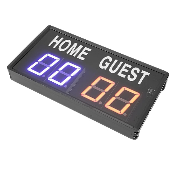 Aluminum Alloy Remote Control Digital Tabletop Scoreboard for Basketball Volleyball EU Plug