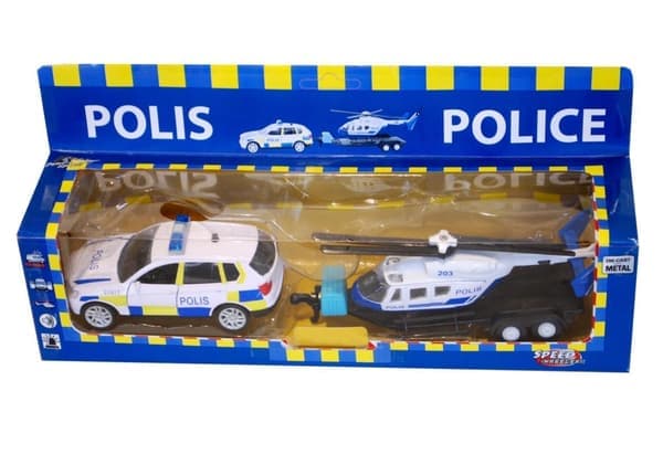 Politikopter Politibil og trailer i 3 år