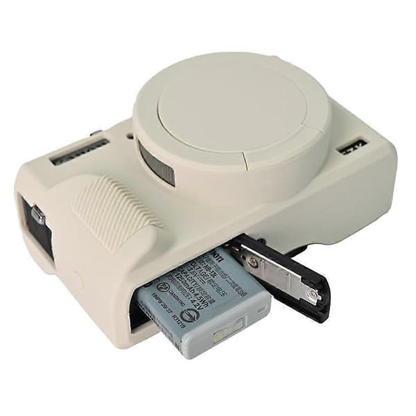 k2R Protective Case for Canon G7 X Mark III Dustproof Silicone X1o Camera Protection - Beige