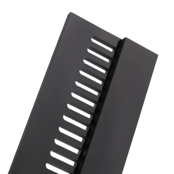 320 mm Längd Svart Aquarium Fish Tank Weir Overflow Kam Avtagbar marin sump