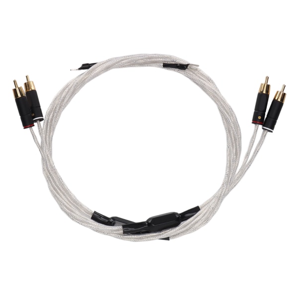 Xangsane XS-0608 Audiophiles RCA-kabel LP 2RCA hane till 2RCA hane stereoljud aux-kabel för audiofila musikälskare1M