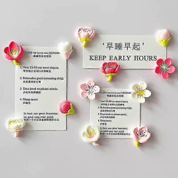 Creative Three-dimensional Flower Magnetic Stickers for Home Decoration