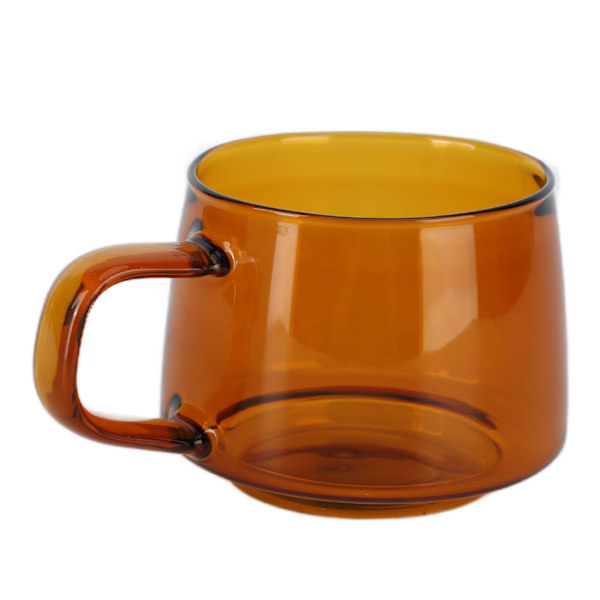 Läpinäkyvä kahvikuppi 250ML Borosilicate-lasi Teetä Vesi Maito Muki KahvallaSuccinite