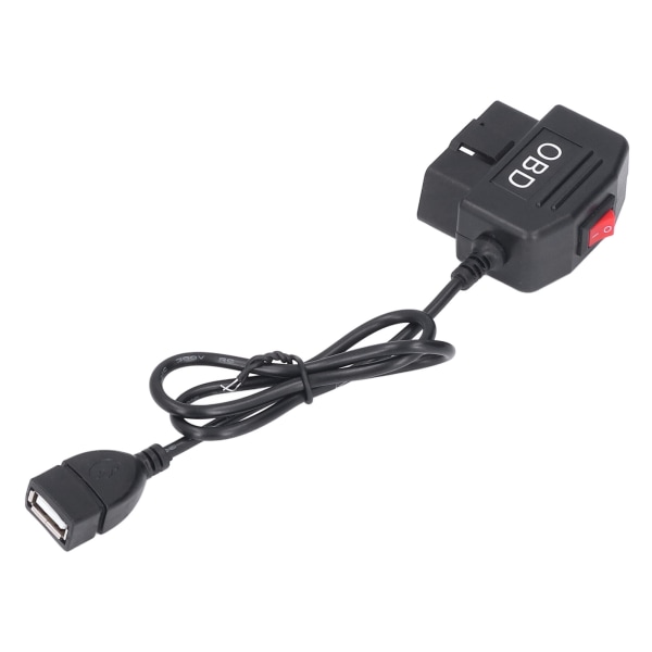 OBD-strømadapterkabel til dash-kamera og telefonopladning