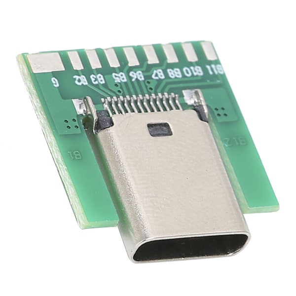 18pin loddetype C-kontakt USB3.1-omformer Overflatemontert SMT-hunkabeladapter PCB
