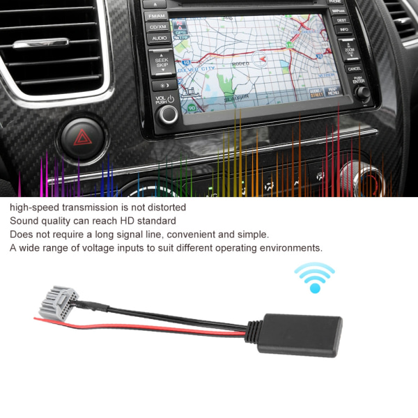 Bluetooth Adapter Trådløs Audio MP3 AUX Passer til Honda Civic 2006-2013