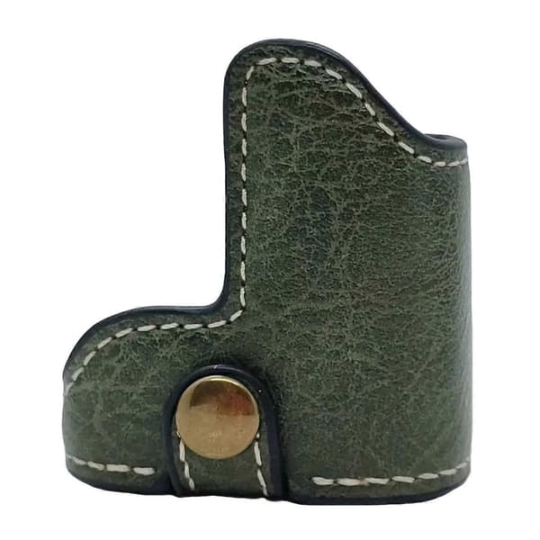 Half-case in PU leather for Canon EOS R50 / R100 camera with screw - Litchi texture