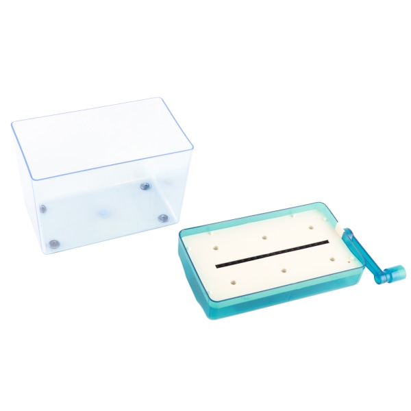 Mini manuell papirmakulator Skrivebordsmakulator med anti-skli-puter