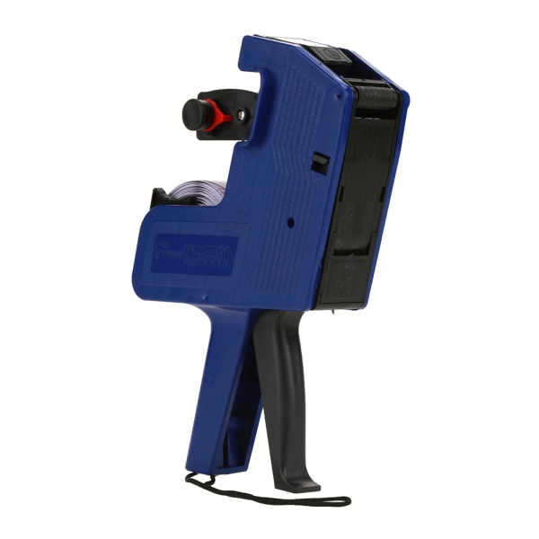 MX-5500 Labeler 8 numeroa hintalappu tarra aseen vähittäismyyntityökalu sisältää tarrat ja musteen täyttö (sininen)