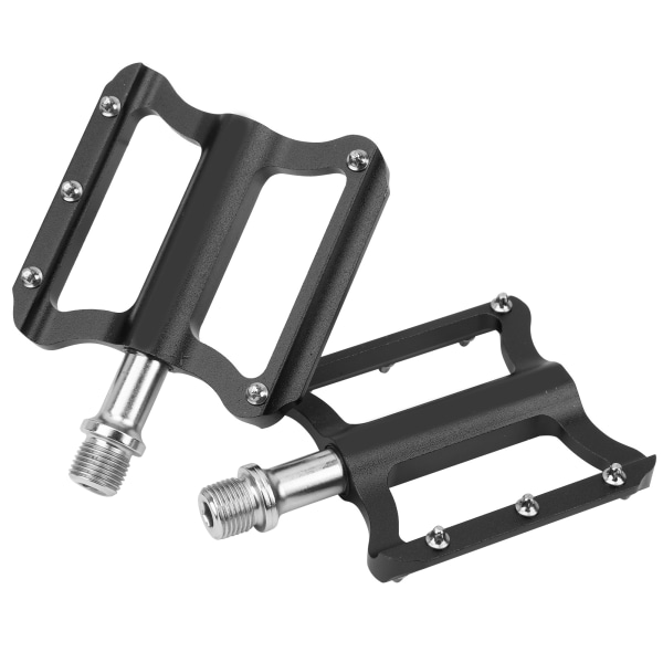 MJ032 Sykkelpedal Road Terrengsykkel Aluminiumslegering Pedal 10x80x20mm 9/16 tråd Svart