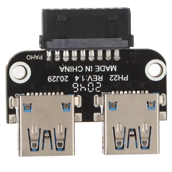USB-adapter 20Pin til Dual USB3.0 USB3.1 God elektrisk konduktivitetskontaktomformer
