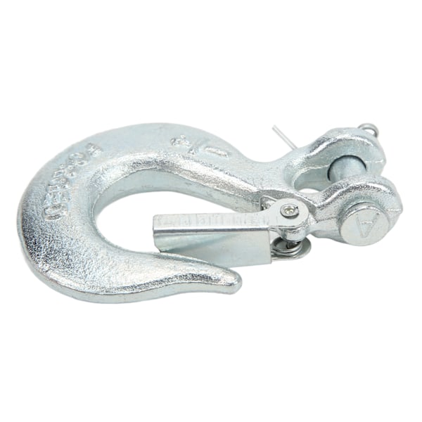 1/4 tum Clevis Slip Hook med Säkerhetslås G70 Smidd Stål för Trailer Truck Towing Vehicle Chains