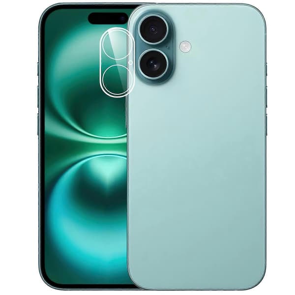 Camera Protector for iPhone 17, Arc Edge, Clear Tempered Glass Film