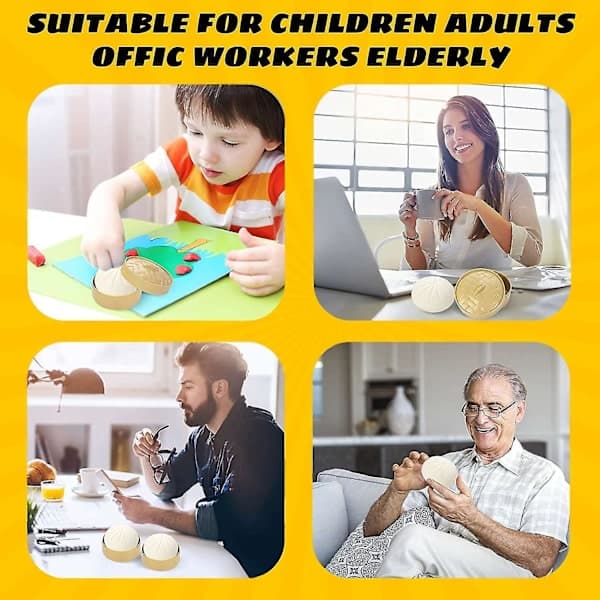 Dumpling Squishy Fidget Legetøj 2-pak, dampet bolle stressbold, klembart dekompressionslegetøj