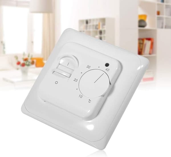 Varmetermostat for gulvvarme, manuell kontroll