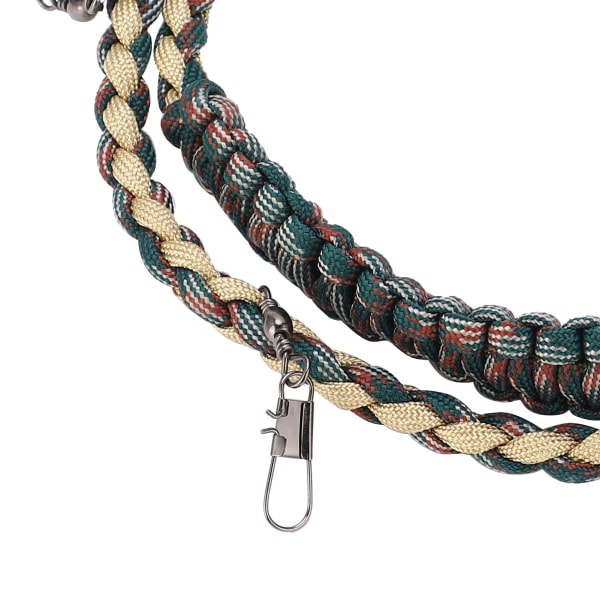 Flugfiske Nylon Flätad Lanyard Halsband Fiske Nipper Patch Forcep Tippethållare Verktyg