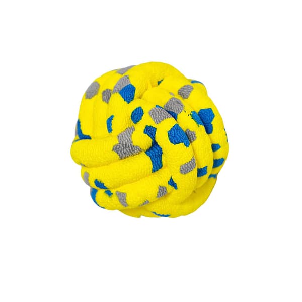 Denne solide og holdbare kjæledyrballen er svært elastisk og laget av tøft ETPU-materiale. yellow