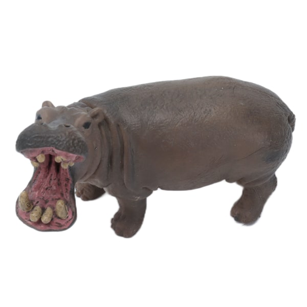 Hippo Animal Model Lelu Kiinteästä muovista Simulaatio Eläin Virtahepo Lapsi Staattinen Malli LeluHippo