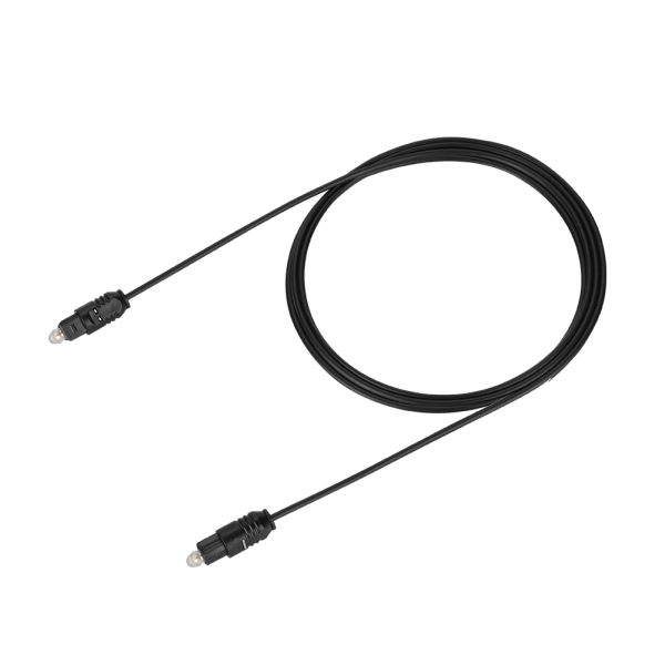 Digital fiberoptisk ljudkabel 2,2 mm för TosLink-kablar - MD DVD-kompatibel 2m