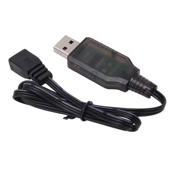 Zerone 7,4V 1/16 RC LiPo-batteri USB-laddare, 7,4V 1000mA LiPo-batteri USB-laddningskabel