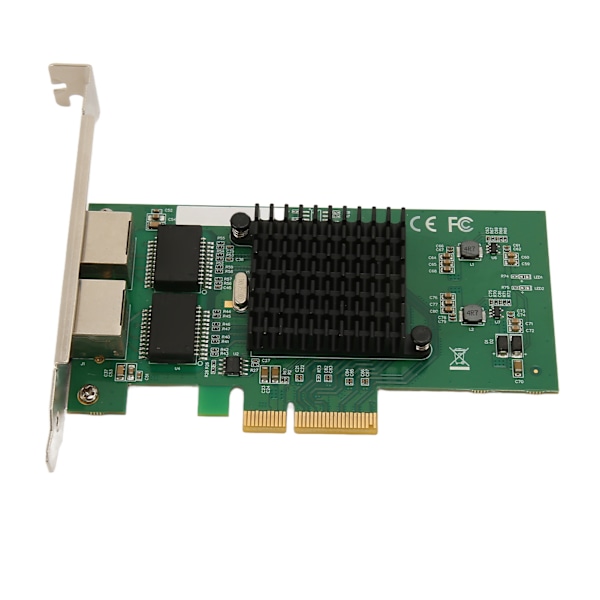 Palvelinverkkoadapteri 10 100 1000Mbps RJ45-portti PCI Express X4 Vakaa PCIe-verkko kortti pöytätietokoneelle