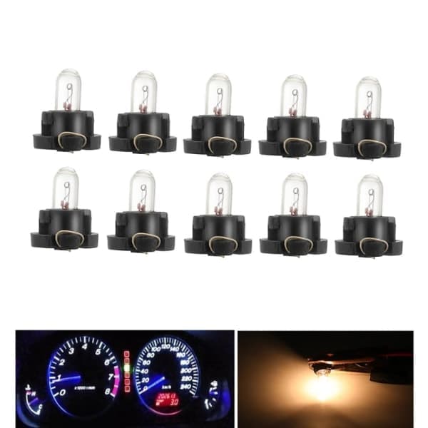 10 LED instrumentlys Halogenlampe T4.2