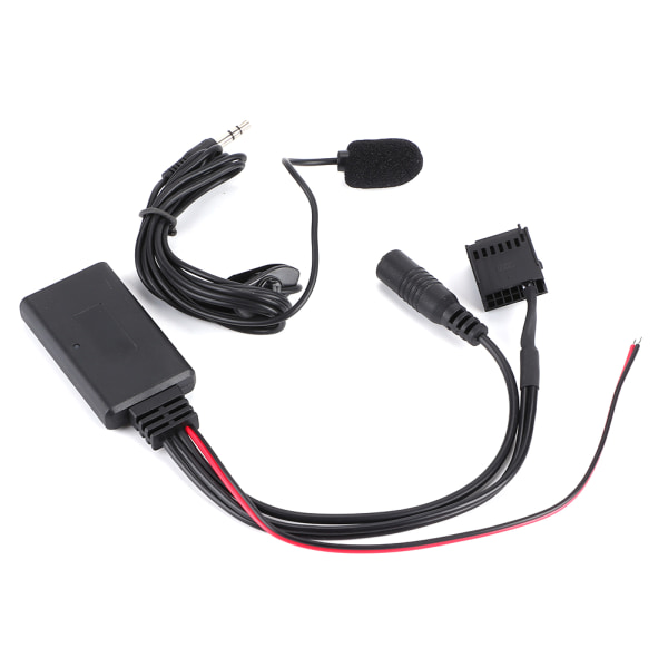 Bil Bluetooth AUX-IN Kabeladapter med Mikrofon Håndfri Opkald Passer til Ford Focus 6000CD