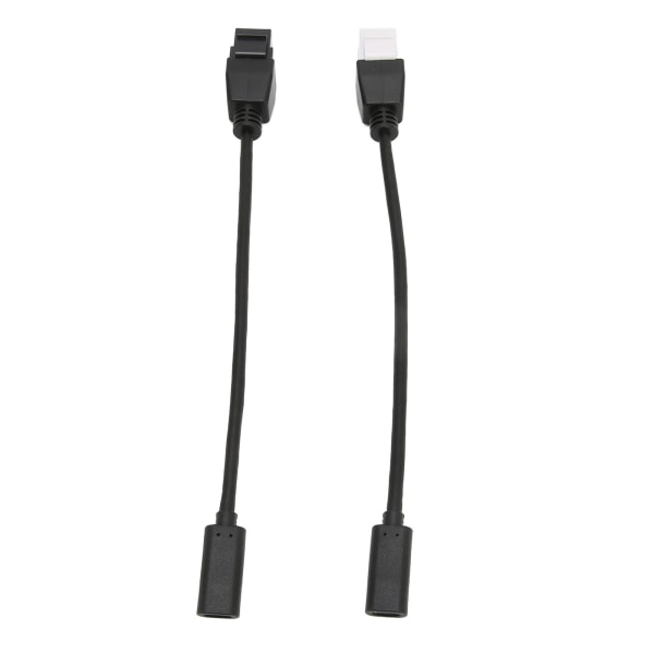 2 stk USB C Keystone Jack-kabel USB3.1 TYPE C hunn-til-hun-forlengelsesadapter for veggplatekontakter Kabel