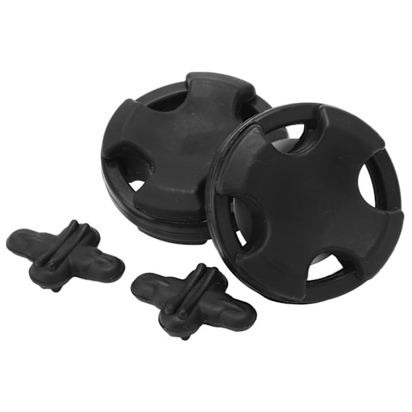 2 ST Bow Limb Stabilisator Gummi Dämpning Svart Recurve Dämpare för amerikansk jaktbåge Rak Draw Bow