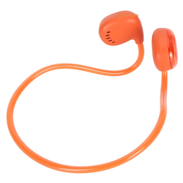 Bluetooth 5.3 Trådløse Hovedtelefoner med Støjreduktion IPX4 Vandafvisende Dobbelt Mikrofon Stereo Open Ear Hovedtelefon til Løbetur Orange Rød