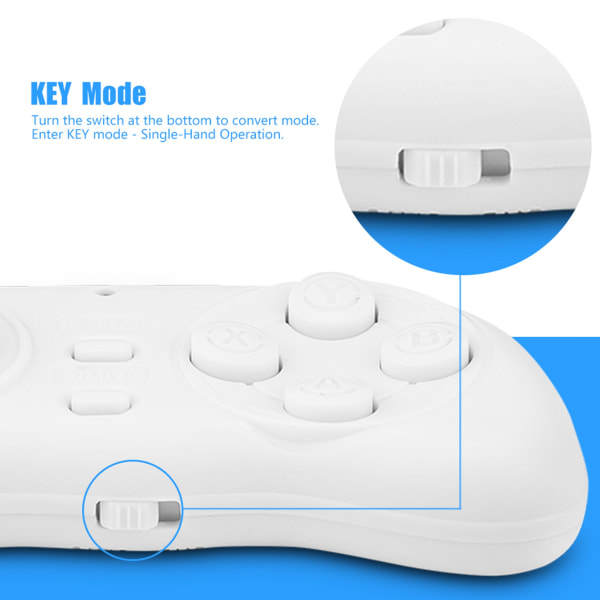 Langaton Bluetooth peliohjain mobiilipelaamiseen - Mini Joystick -ohjain